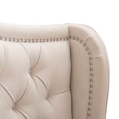 Marcella - Upholstered Shelter Headboard Bed Set - The Sleep Loft - Online Mattress Showroom NYC