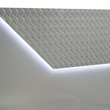 Pierce - Panel Bed LED Headboard
