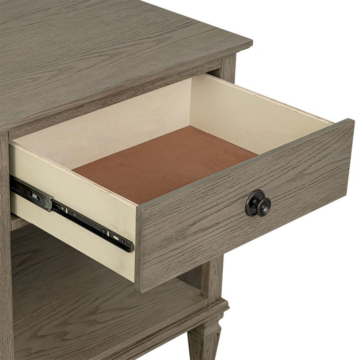 Victoria - Nightstand With Open Storage - The Sleep Loft - Online Mattress Showroom NYC