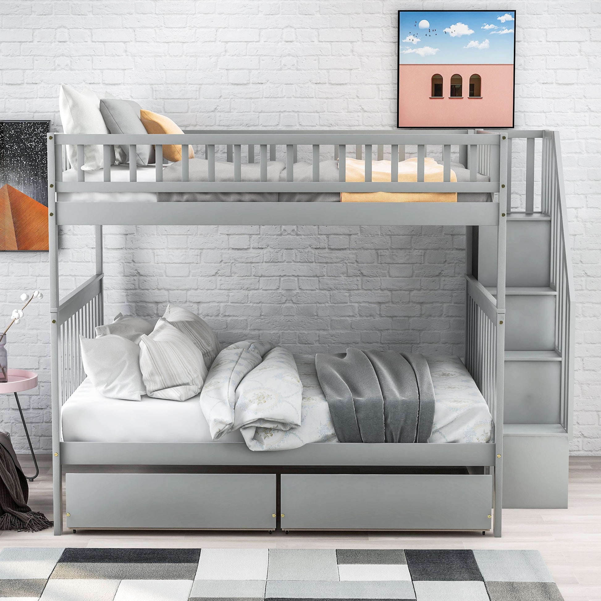 Bunk Bed With Staircase - The Sleep Loft - Online Mattress Showroom NYC