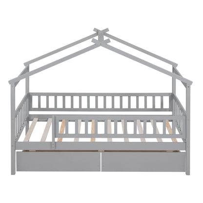 House Bed With 2 Drawers - The Sleep Loft - Online Mattress Showroom NYC