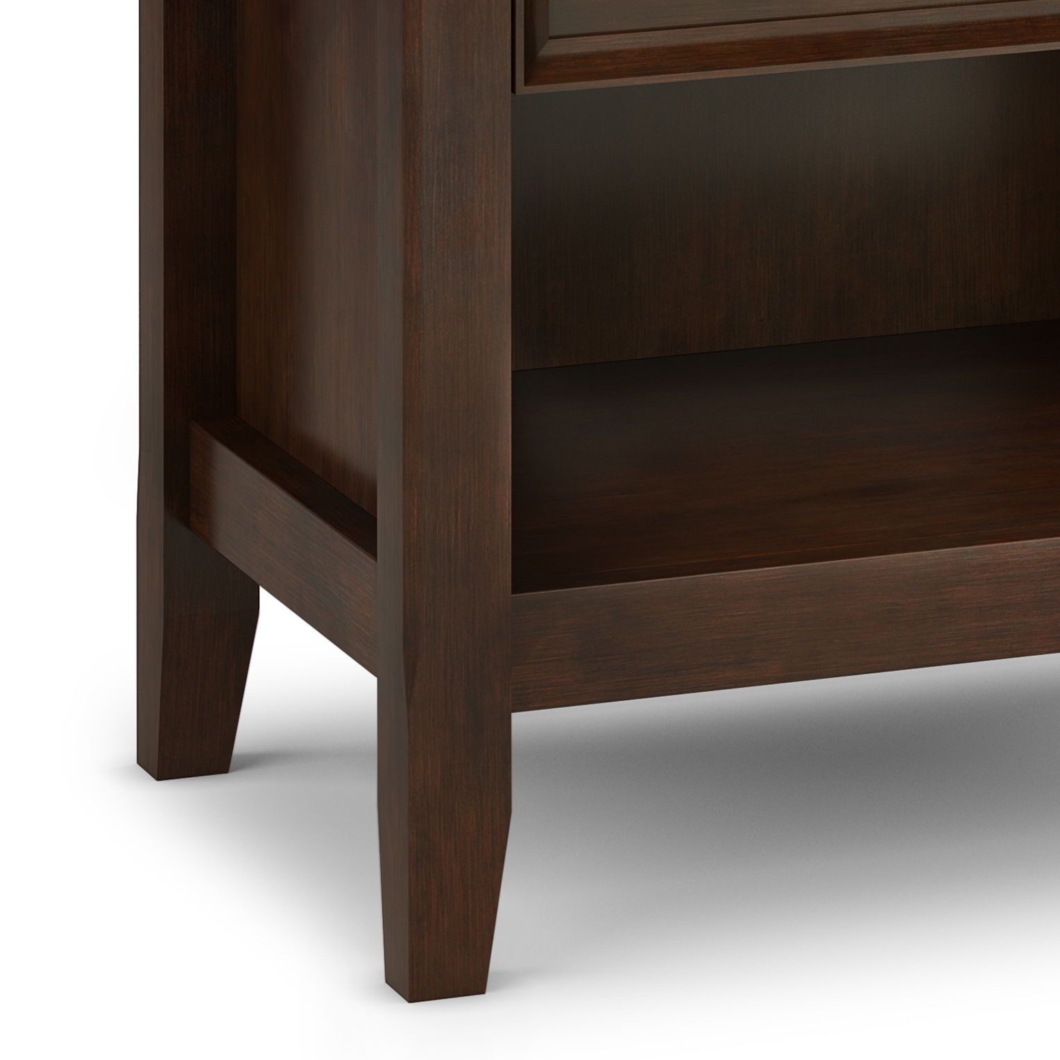 Amherst - Bedside Table - Russet Brown - The Sleep Loft - Online Mattress Showroom NYC