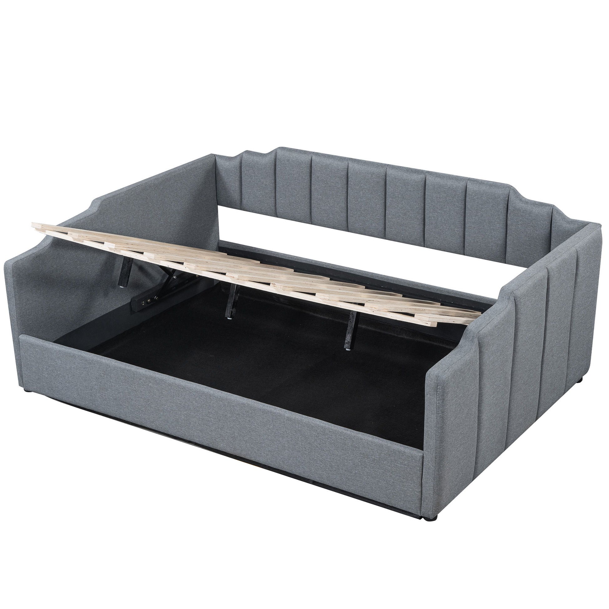 Modern Upholstered Daybed With Underneath Storage - The Sleep Loft - Online Mattress Showroom NYC