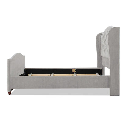 Marcella - Upholstered Shelter Headboard Bed Set - The Sleep Loft - Online Mattress Showroom NYC