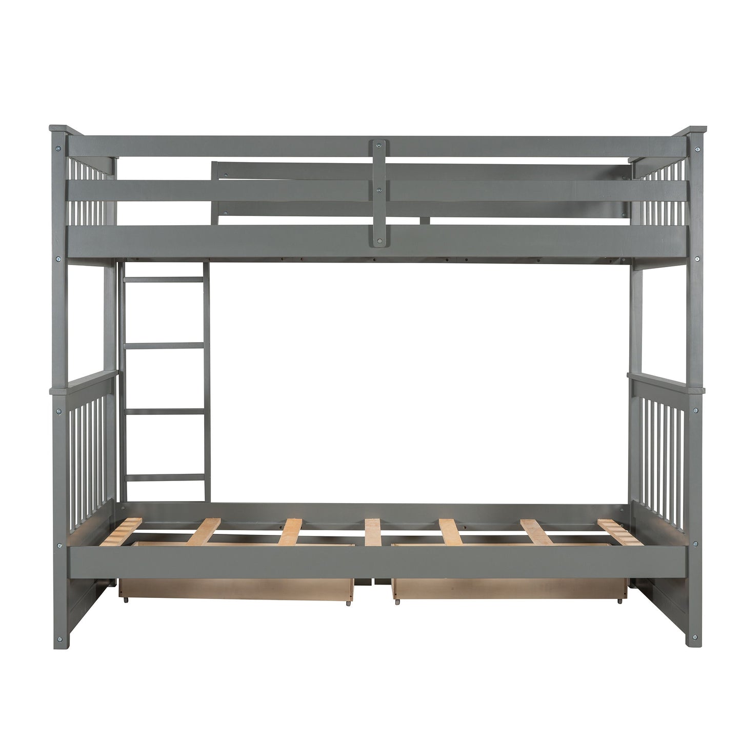 Bunk Bed With Ladders And 2 Storage Drawers - The Sleep Loft - Online Mattress Showroom NYC