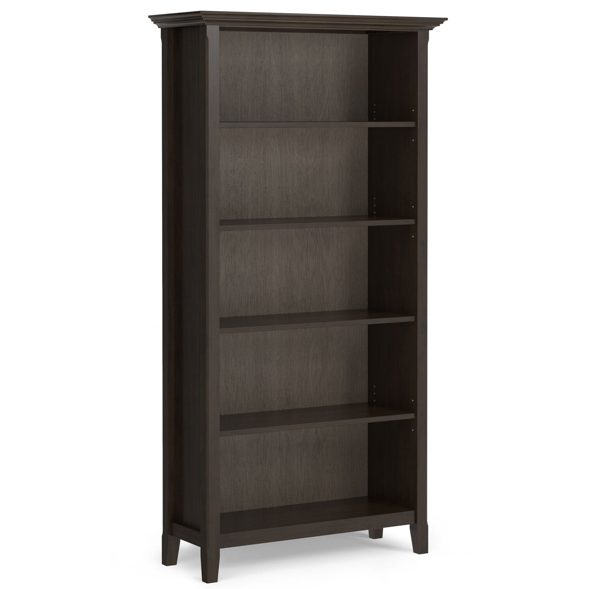 Amherst - 5 Shelf Bookcase, Handcrafted - The Sleep Loft - Online Mattress Showroom NYC
