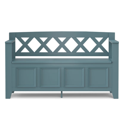 Amherst - Compact Entryway Storage Bench - The Sleep Loft - Online Mattress Showroom NYC