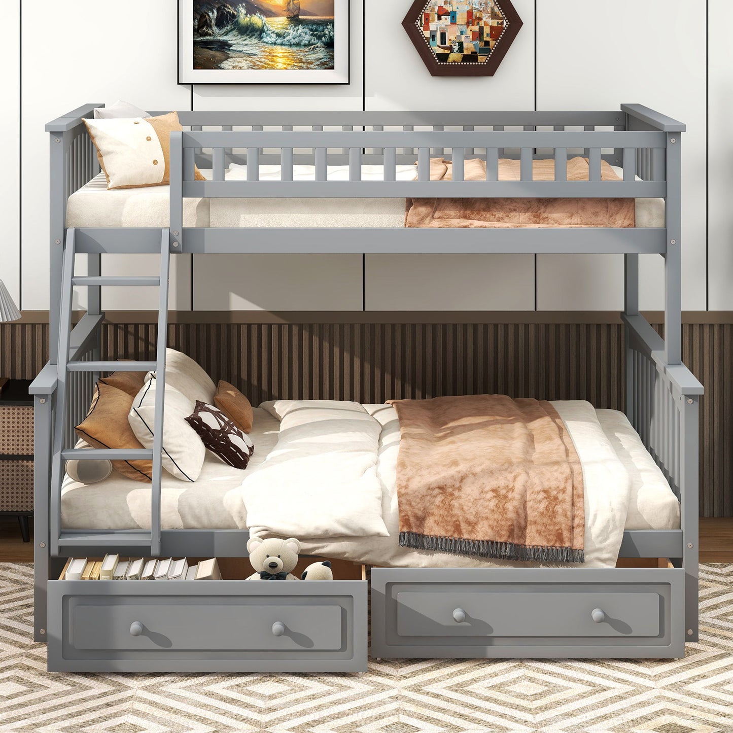 Bunk Bed With Drawers, Convertible Storage Bed - The Sleep Loft - Online Mattress Showroom NYC