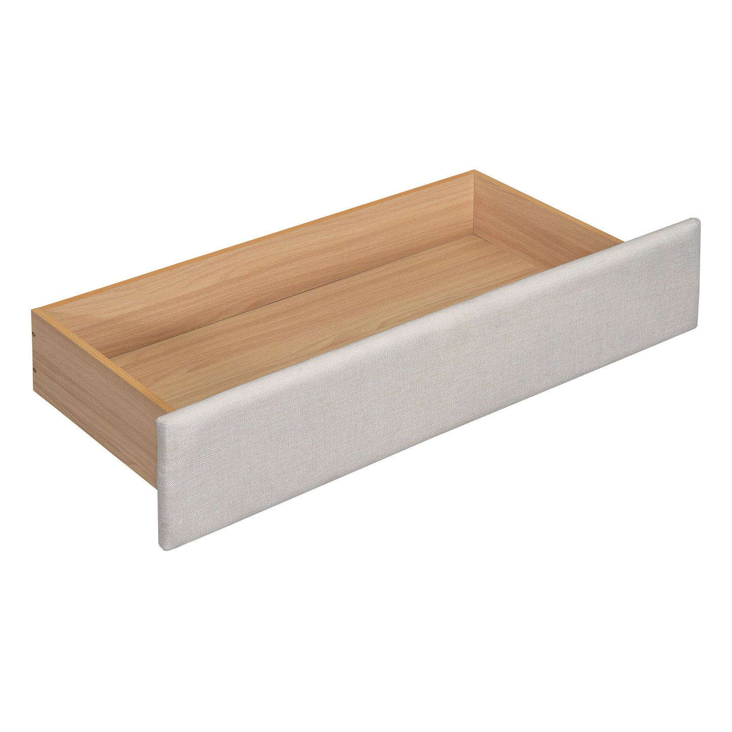 Upholstered Platform Bed With Reading Lights, Drawers, Trundle And Shelves - The Sleep Loft - Online Mattress Showroom NYC