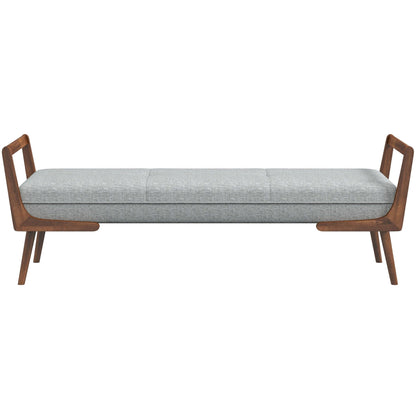Cora - Bench - Gray - The Sleep Loft - Online Mattress Showroom NYC