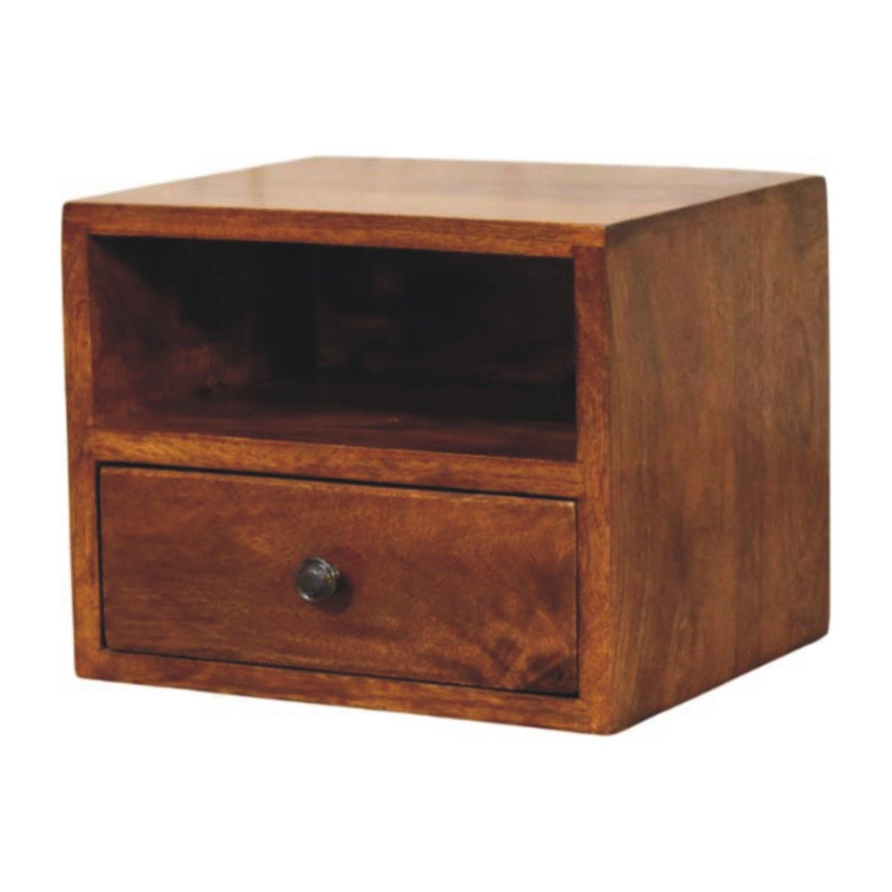 Solis - 1 Drawer Wall Mounted Nightstand - The Sleep Loft - Online Mattress Showroom NYC