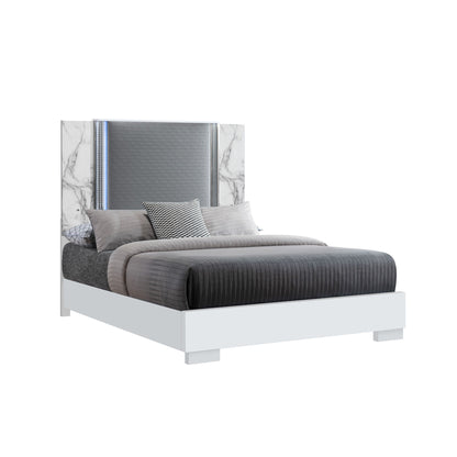 Moon - Modern Bed With LED Accent Lighting - The Sleep Loft - Online Mattress Showroom NYC