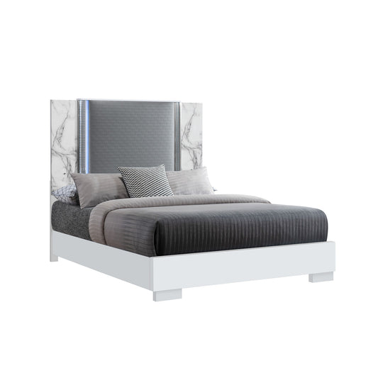 Moon - Modern Bed With LED Accent Lighting - The Sleep Loft - Online Mattress Showroom NYC