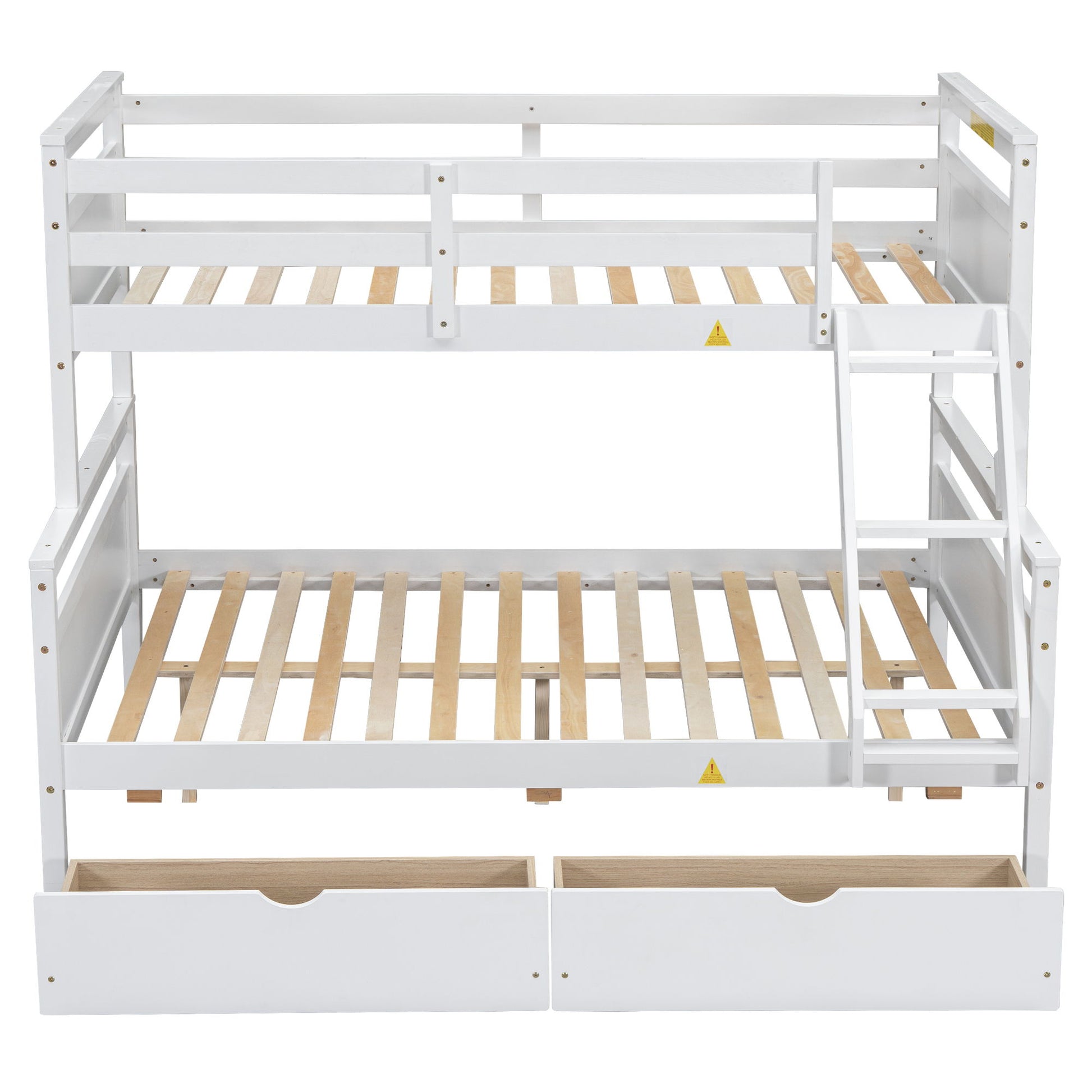 Bunk Bed With Ladder And Safety Guardrail - The Sleep Loft - Online Mattress Showroom NYC