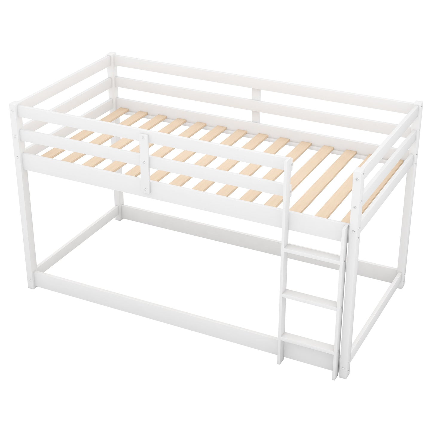 Floor Bunk Bed With Ladder - The Sleep Loft - Online Mattress Showroom NYC