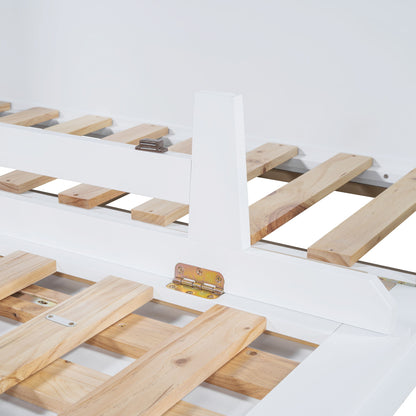 Murphy Bed With Frosted Glass Doors Design, Fake Drawers, Metal Legs - The Sleep Loft - Online Mattress Showroom NYC