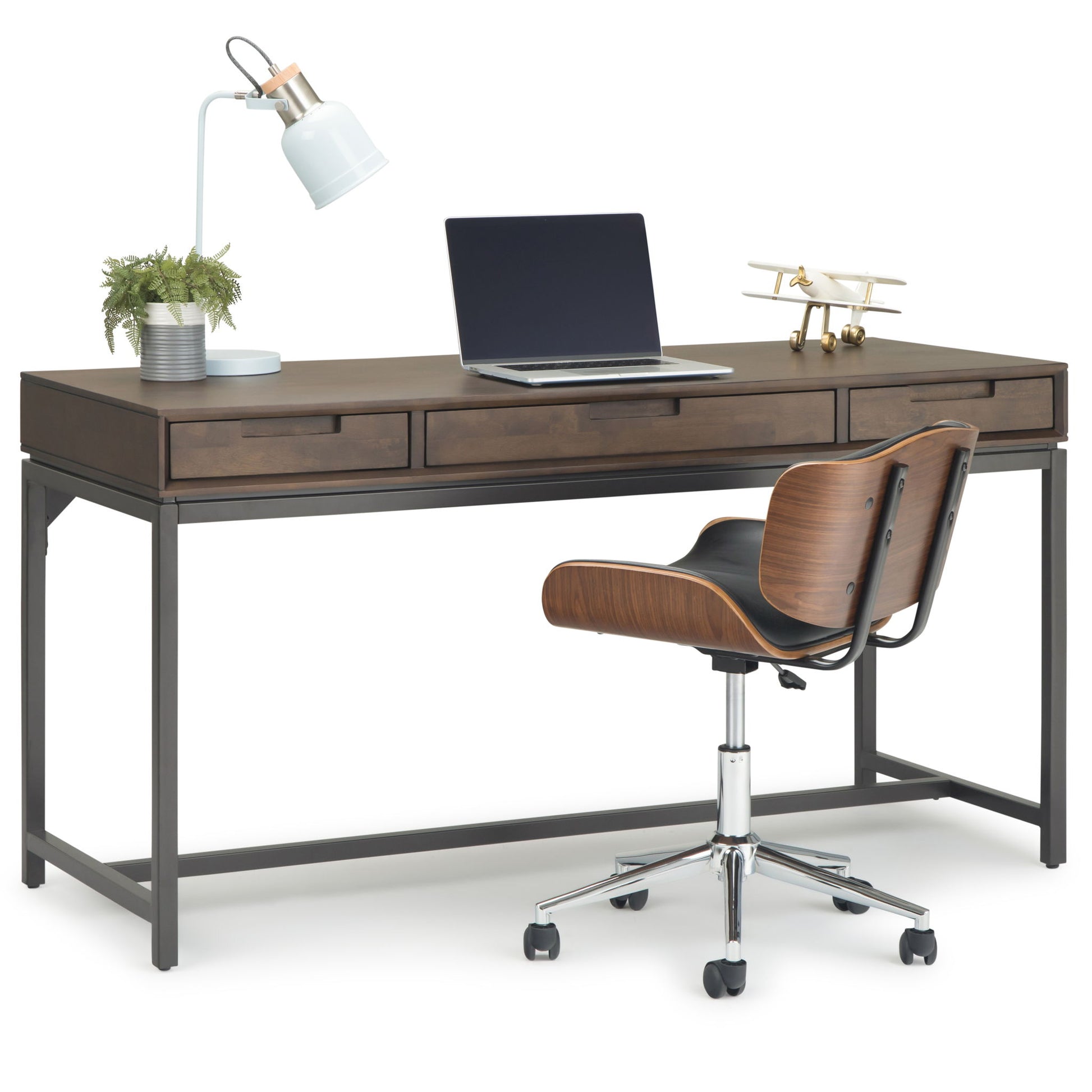 Banting - Desk - Walnut Brown - The Sleep Loft - Online Mattress Showroom NYC
