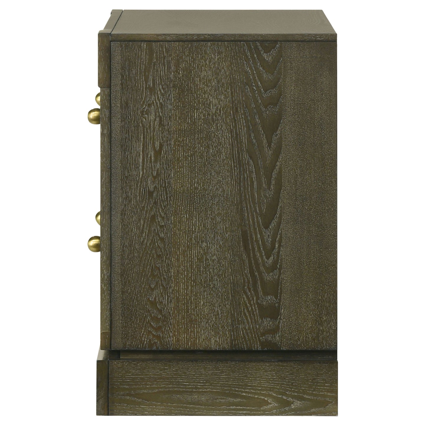 Sundance - 2 Drawer Nightstand - Dark Brown - The Sleep Loft - Online Mattress Showroom NYC