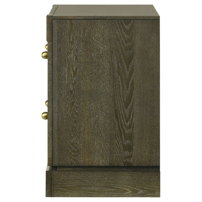Sundance - 2 Drawer Nightstand - Dark Brown - The Sleep Loft - Online Mattress Showroom NYC
