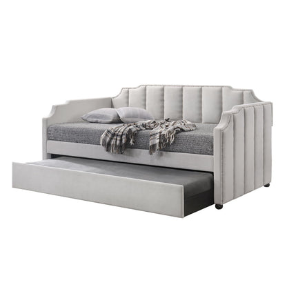 Peridot - Twin Daybed With Trundle - Dove Gray - The Sleep Loft - Online Mattress Showroom NYC