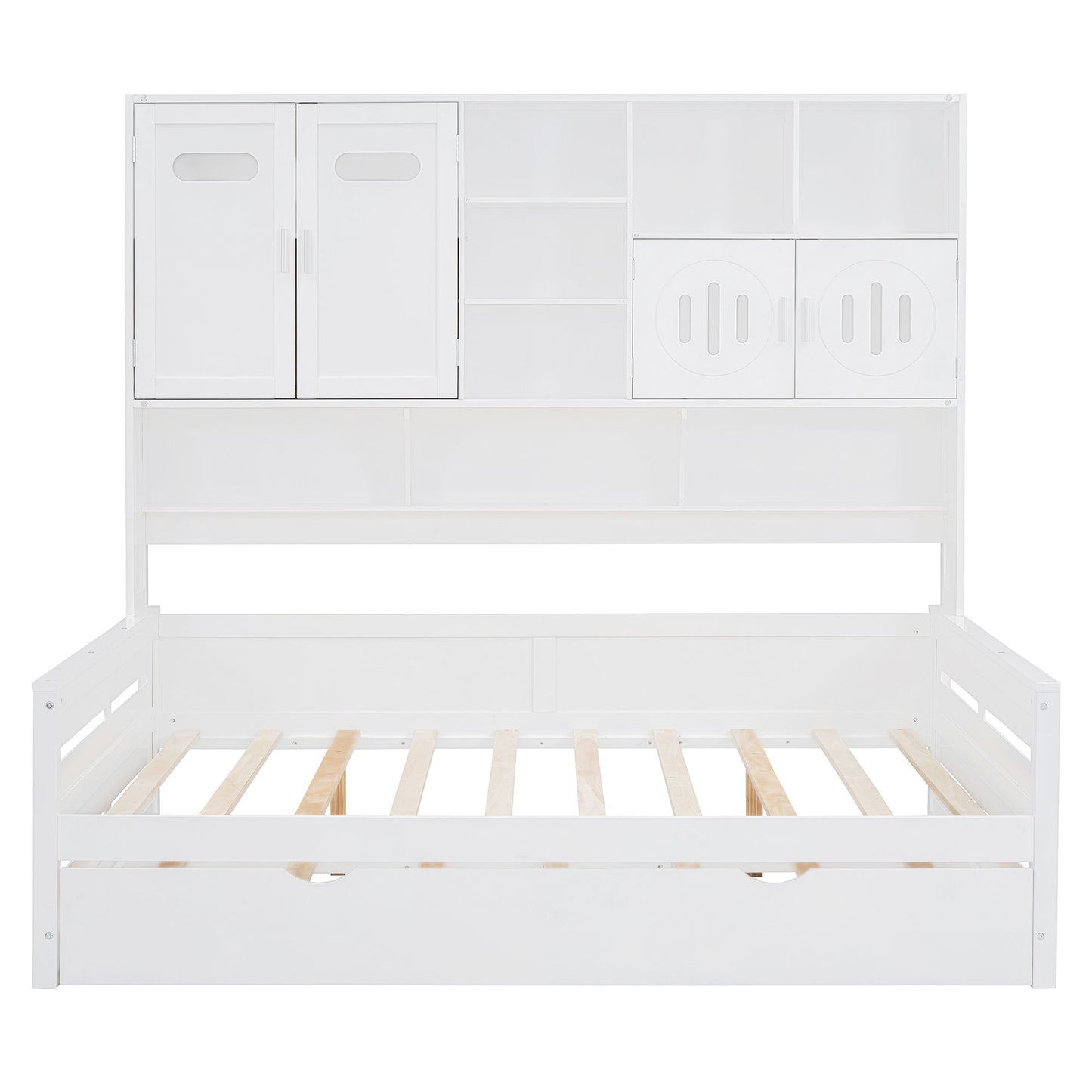 Daybed With All-In-One Cabinet And Shelf - The Sleep Loft - Online Mattress Showroom NYC