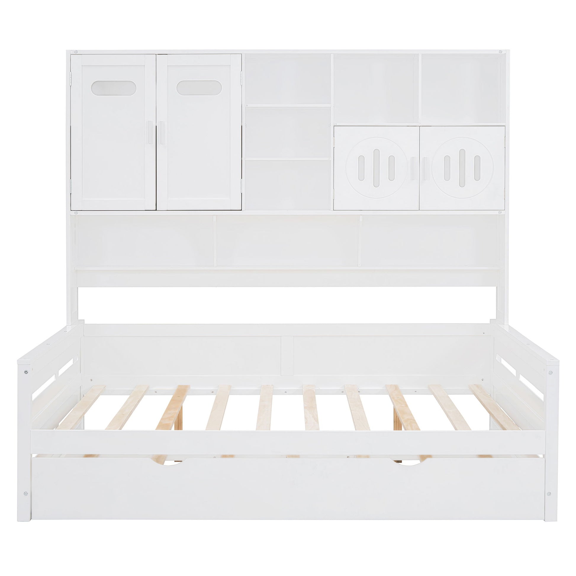 Daybed With All-In-One Cabinet And Shelf - The Sleep Loft - Online Mattress Showroom NYC