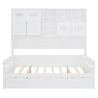 Daybed With All-In-One Cabinet And Shelf - The Sleep Loft - Online Mattress Showroom NYC