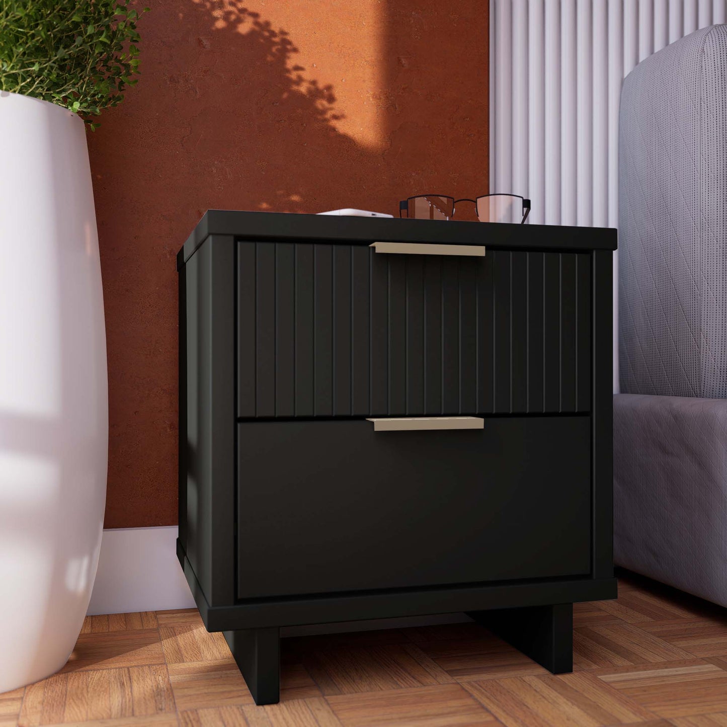 Granville - Nightstand With 2 Drawers