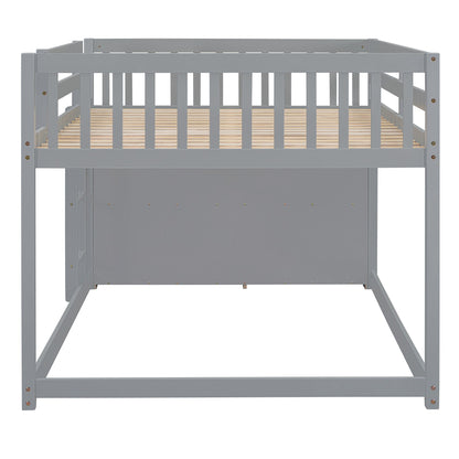 Bunk Bed With 4 Drawers And 3 Shelves - The Sleep Loft - Online Mattress Showroom NYC