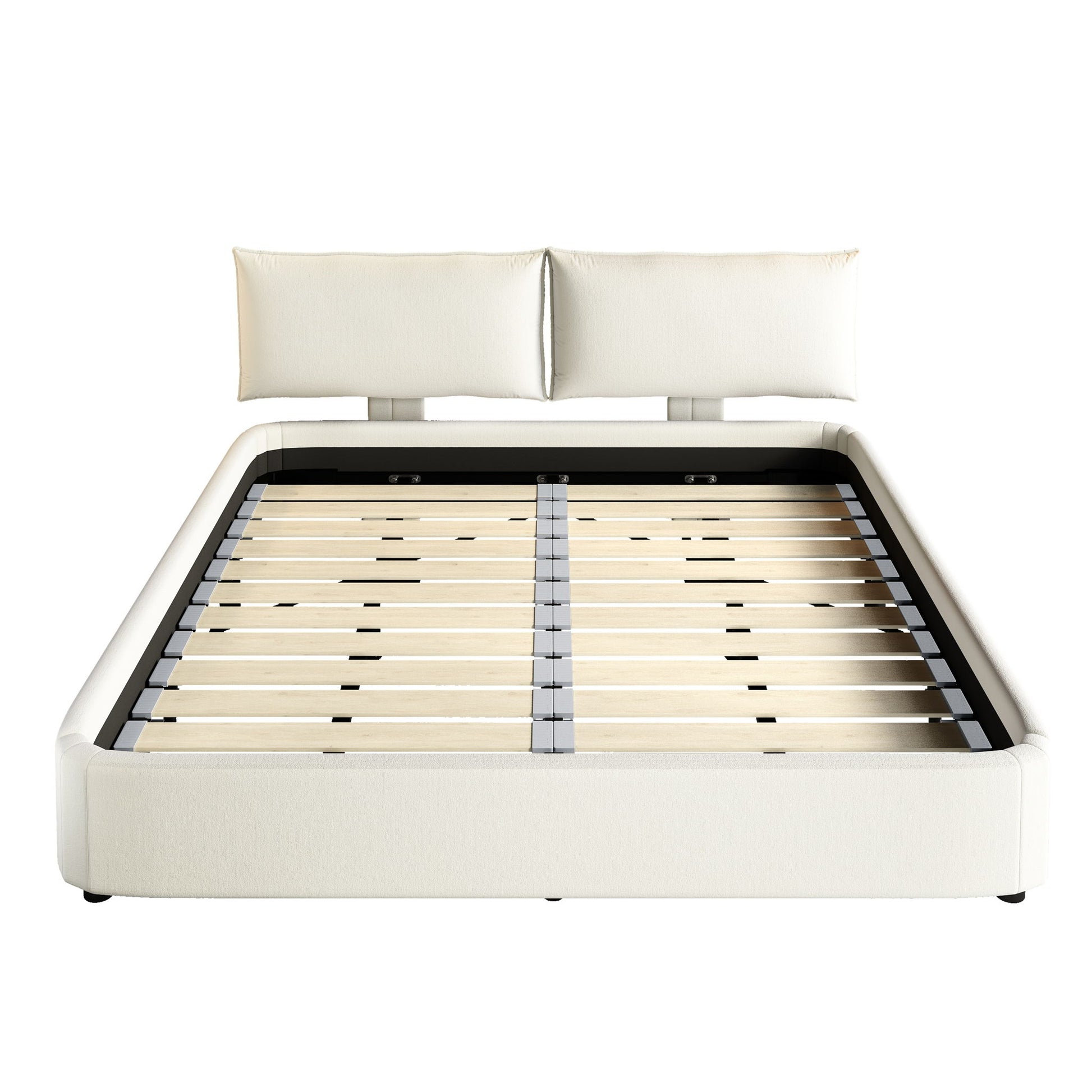 Cloud Bed Frame With Oversized Padded Movable Headboard - The Sleep Loft - Online Mattress Showroom NYC