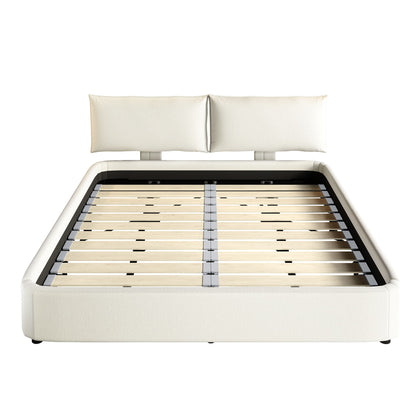 Cloud Bed Frame With Oversized Padded Movable Headboard - The Sleep Loft - Online Mattress Showroom NYC