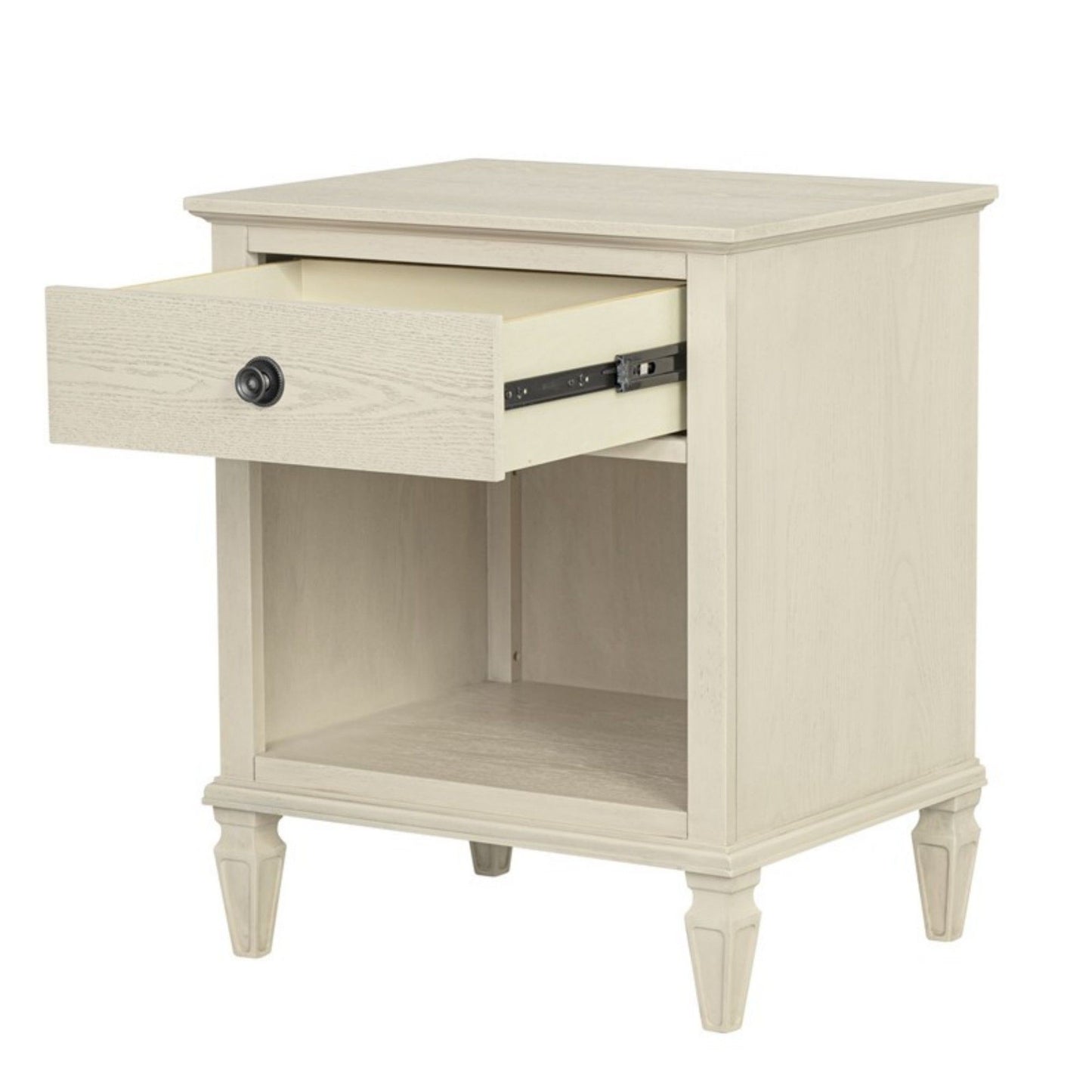 Victoria - Nightstand With Open Storage - The Sleep Loft - Online Mattress Showroom NYC