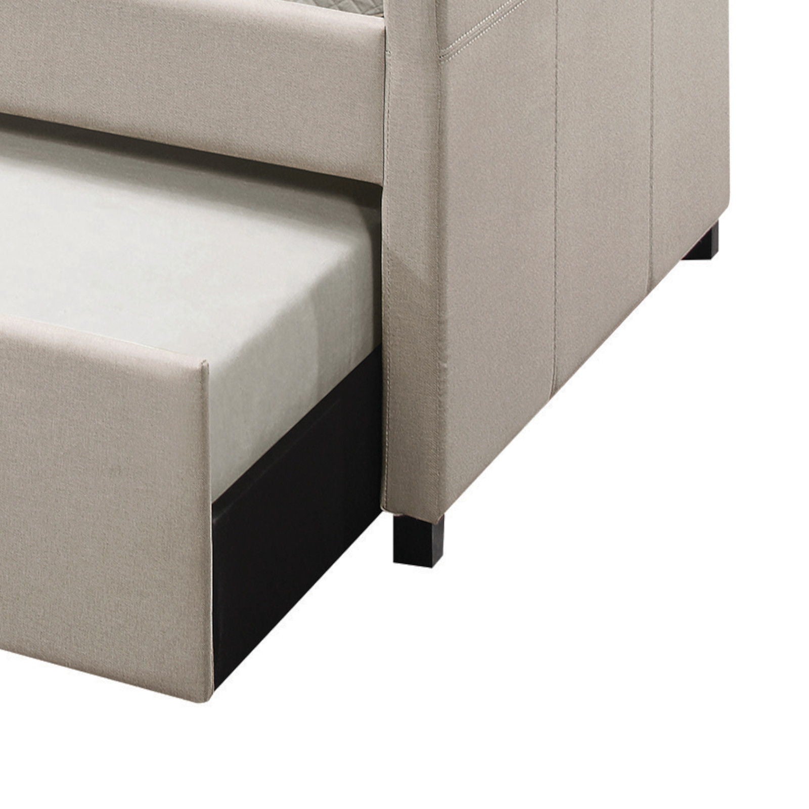 Jagger - Twin Daybed With Trundle - Fog - The Sleep Loft - Online Mattress Showroom NYC
