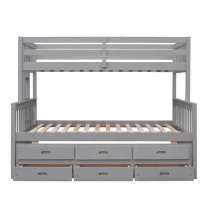 Bunk Bed With Twin Size Trundle And Drawers - The Sleep Loft - Online Mattress Showroom NYC