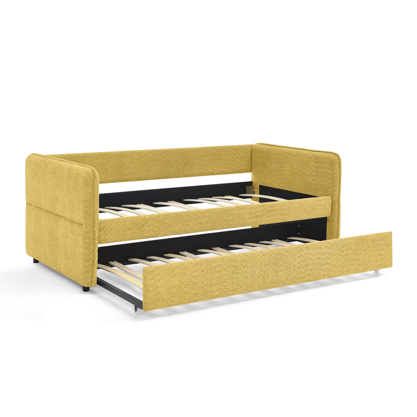 Upholstered Daybed With Pop Up Trundle - The Sleep Loft - Online Mattress Showroom NYC