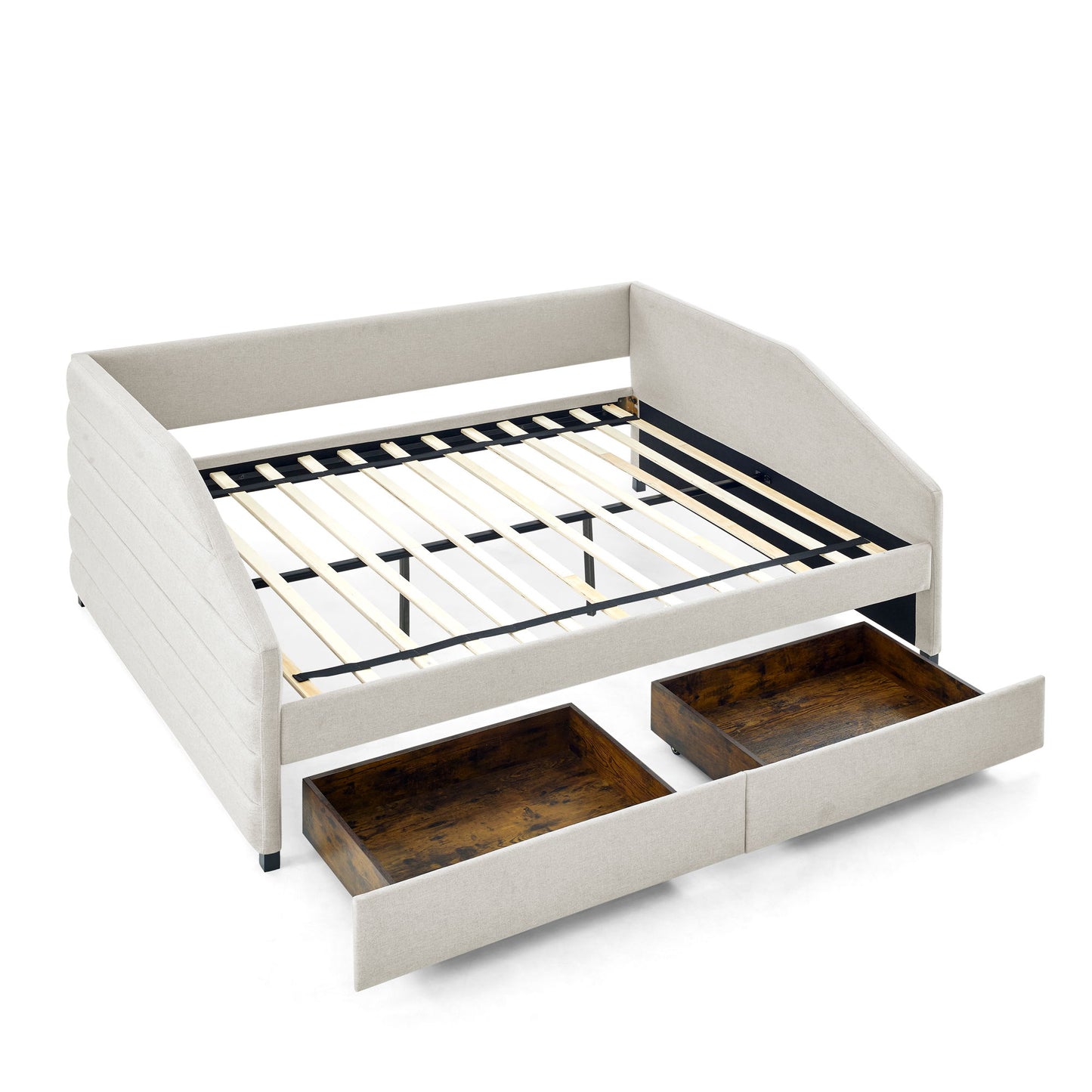 Elegant Daybed With Trundle Upholstered Tufted Sofa Bed - The Sleep Loft - Online Mattress Showroom NYC