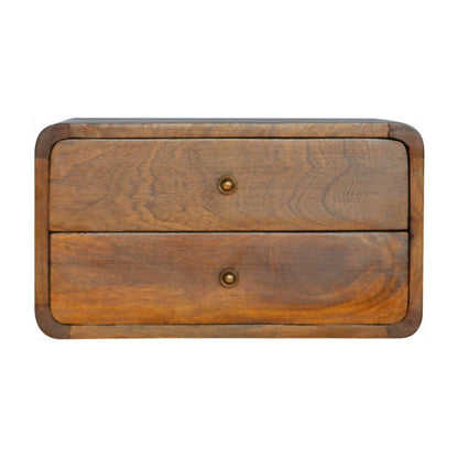 Curved Wall Mounted Bedside Nightstand - The Sleep Loft - Online Mattress Showroom NYC