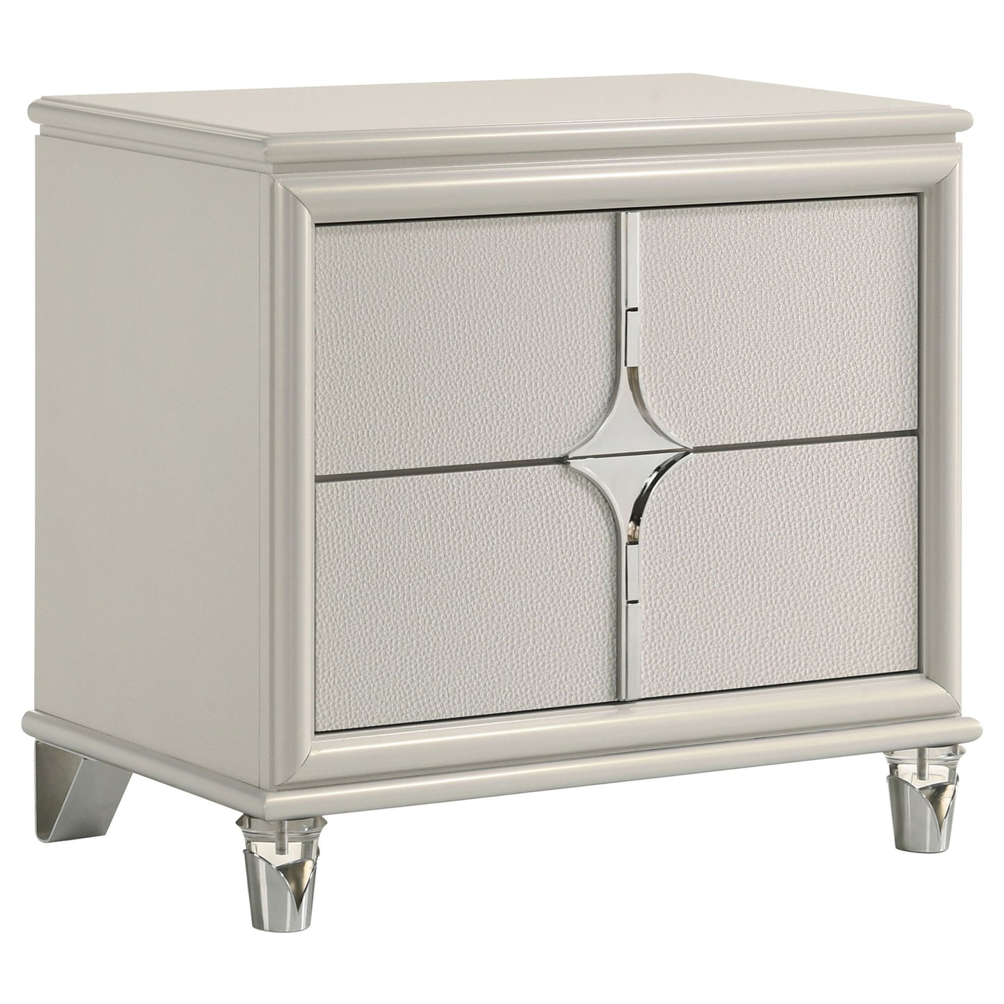 Gwendolyn - 2 Drawer Nightstand - White - The Sleep Loft - Online Mattress Showroom NYC