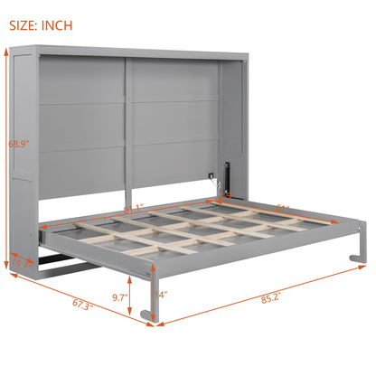 Murphy Wall Bed Modern Design With LED Lights - The Sleep Loft - Online Mattress Showroom NYC