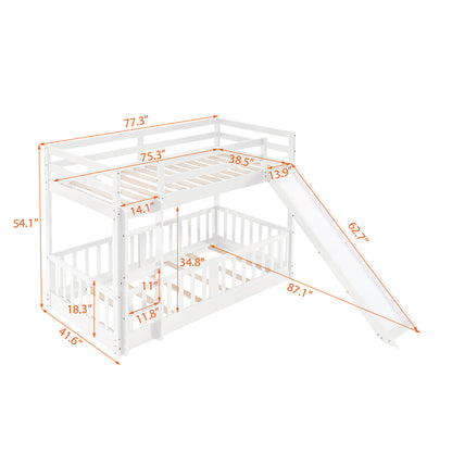 Functional Bunk Bed & Convertible Ladder And Slide - The Sleep Loft - Online Mattress Showroom NYC