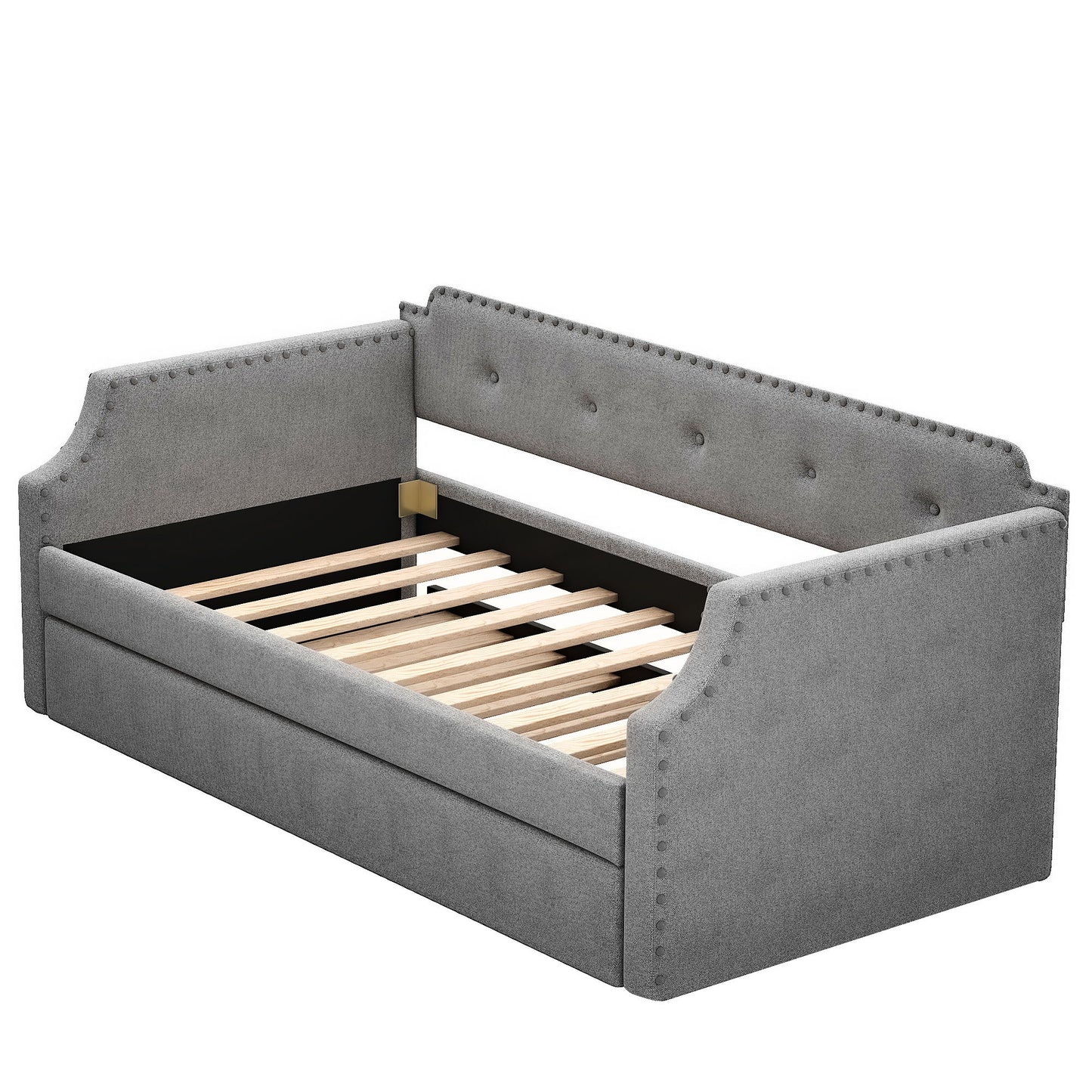 Upholstered Daybed With Trundle - The Sleep Loft - Online Mattress Showroom NYC