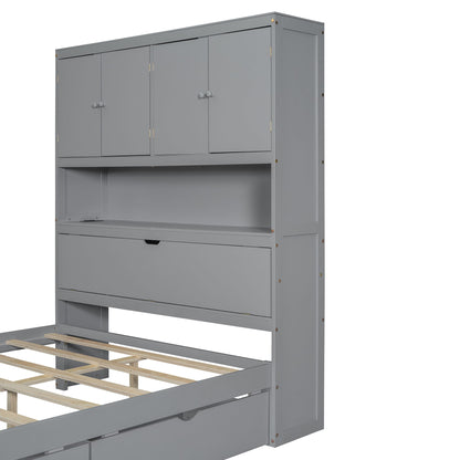 Platform Bed With USB, Storage Headboard & Drawers - The Sleep Loft - Online Mattress Showroom NYC