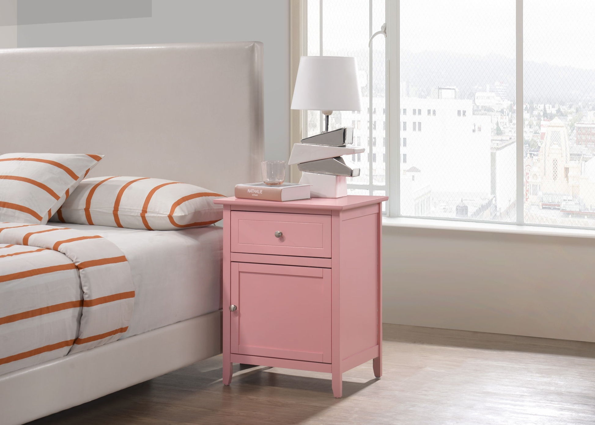 1 Drawer / 1 Door Nightstand - The Sleep Loft - Online Mattress Showroom NYC