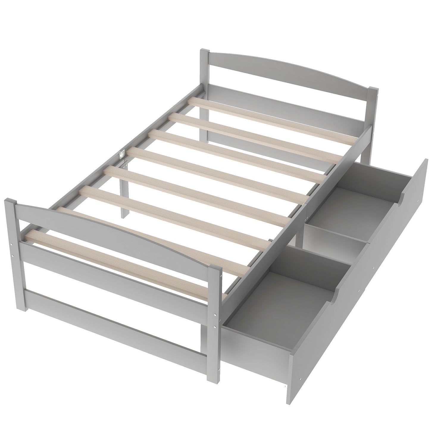 Platform Bed With 2 Drawers - The Sleep Loft - Online Mattress Showroom NYC