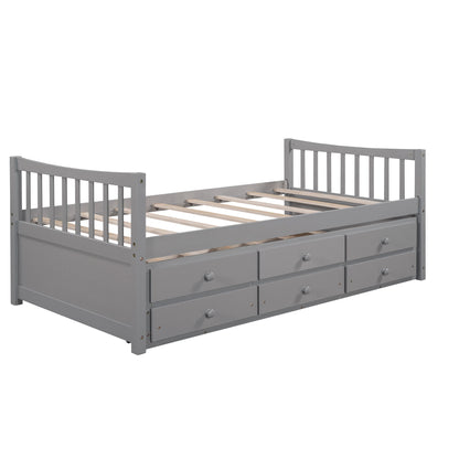 Twin Size Daybed With Trundle And Drawers - The Sleep Loft - Online Mattress Showroom NYC