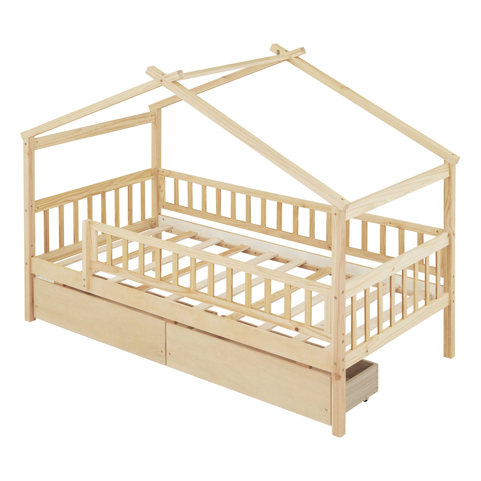 House Bed With 2 Drawers - The Sleep Loft - Online Mattress Showroom NYC