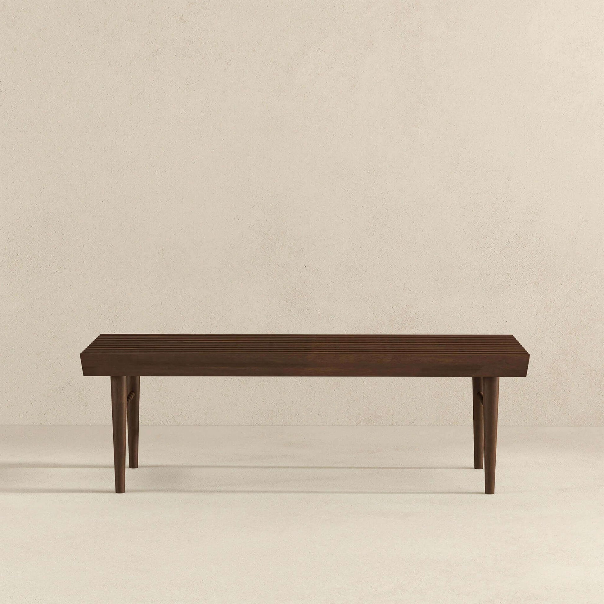 Mia - Bench - Dark Brown - The Sleep Loft - Online Mattress Showroom NYC