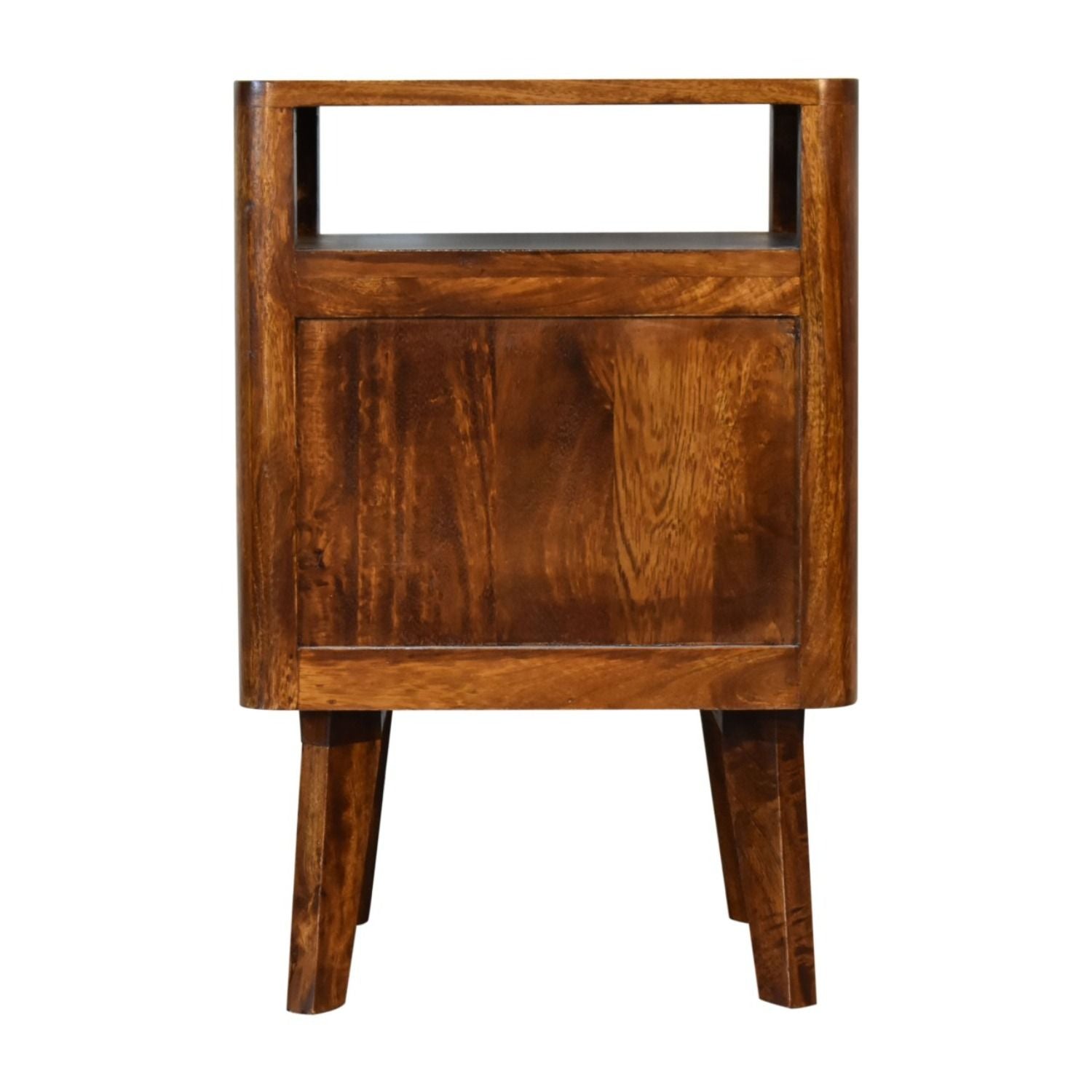 Reeve - Nightstand, 2 Drawers - Chestnut - The Sleep Loft - Online Mattress Showroom NYC