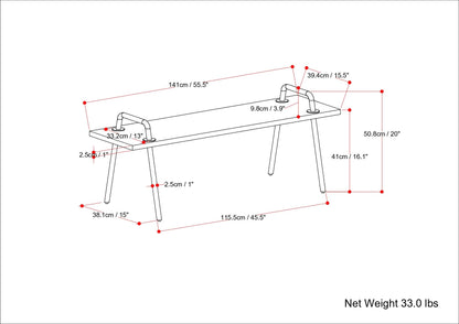 Berkeley - Entryway Bench - The Sleep Loft - Online Mattress Showroom NYC