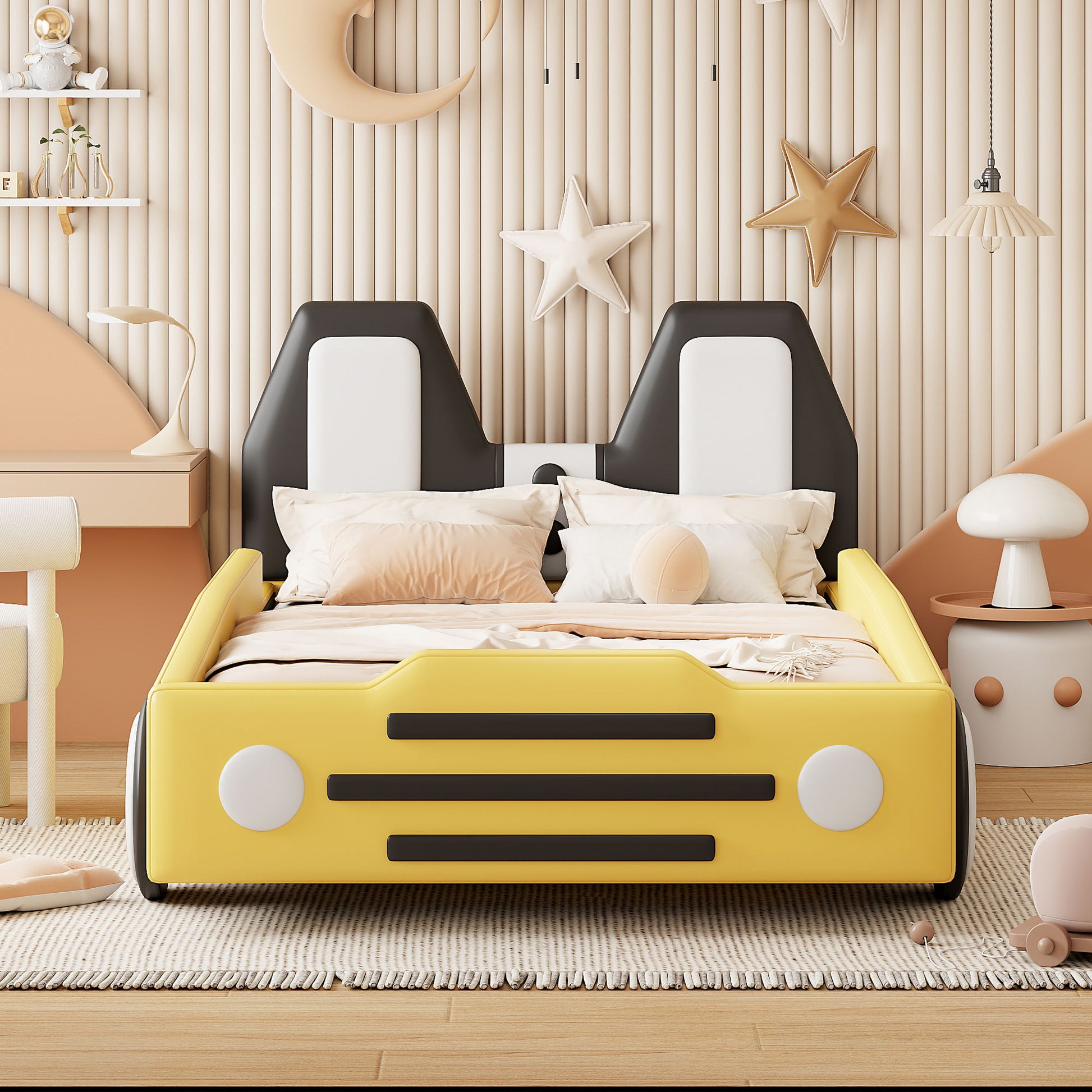 High Quality Race Car Shaped Platform Bed & Wheels - The Sleep Loft - Online Mattress Showroom NYC